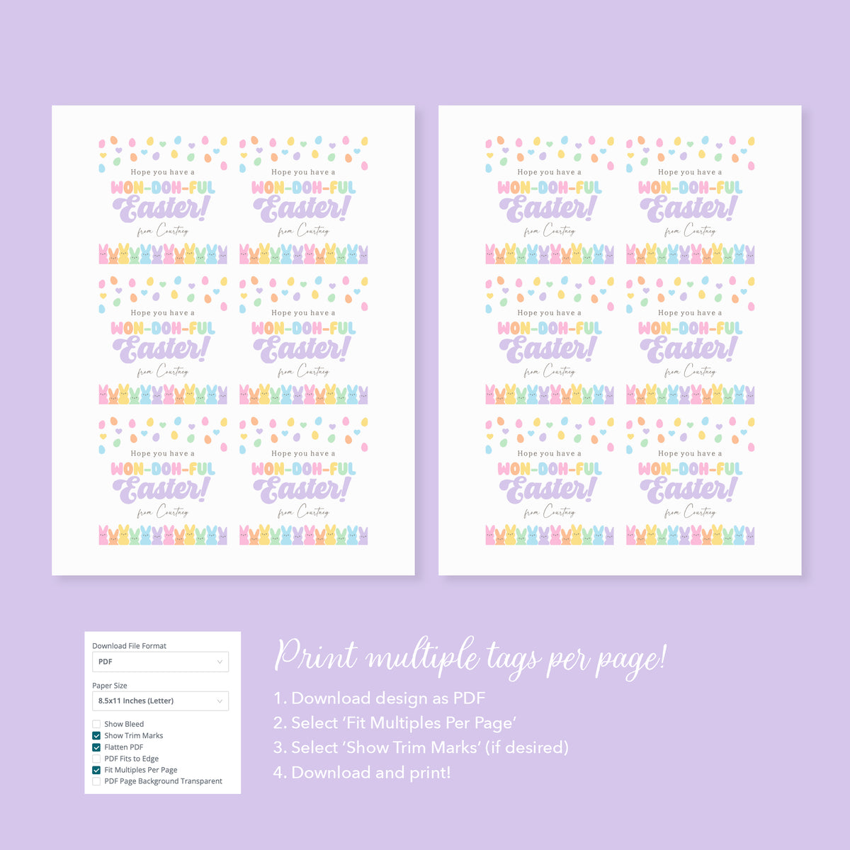 WonDOHful Easter Tag