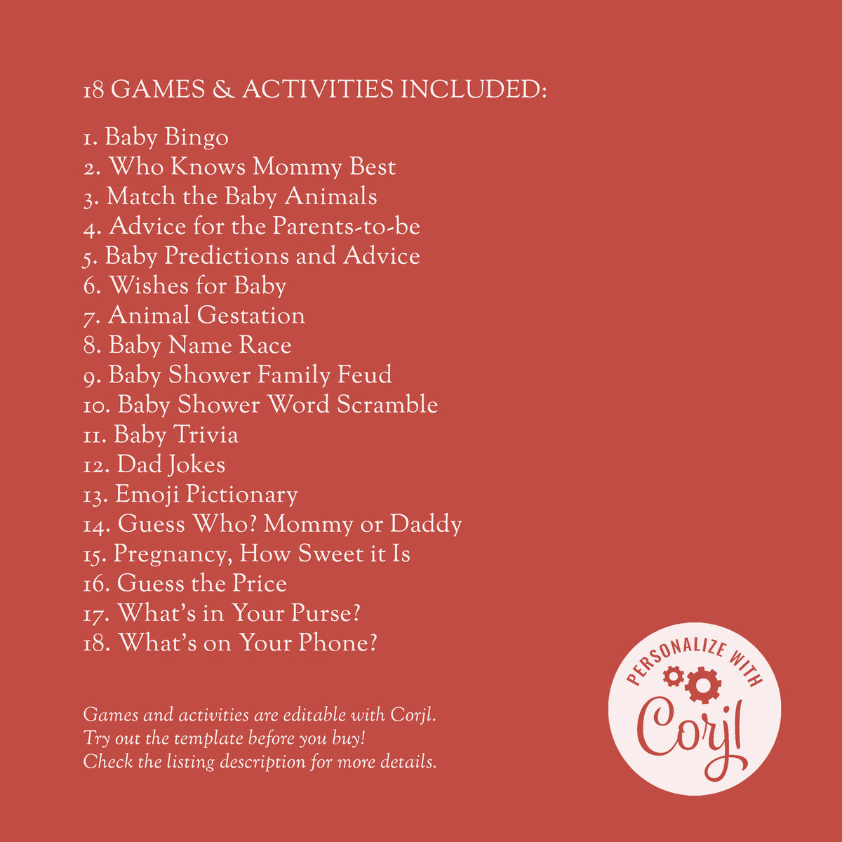 Apple Baby Shower Games