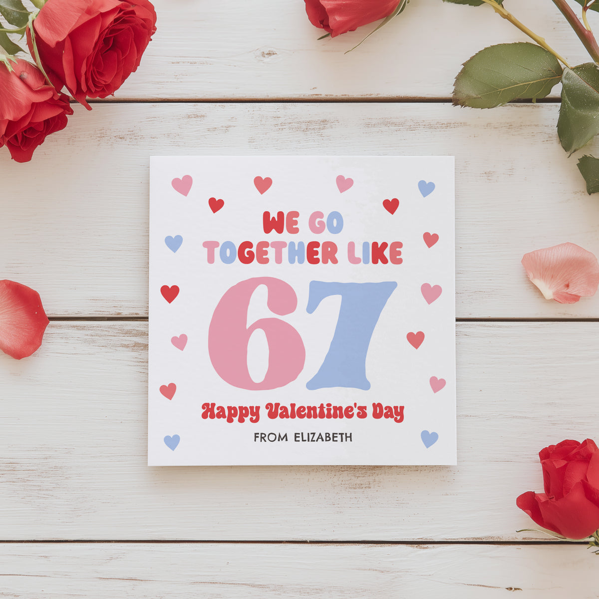 67 Slang Valentine's Tag Template