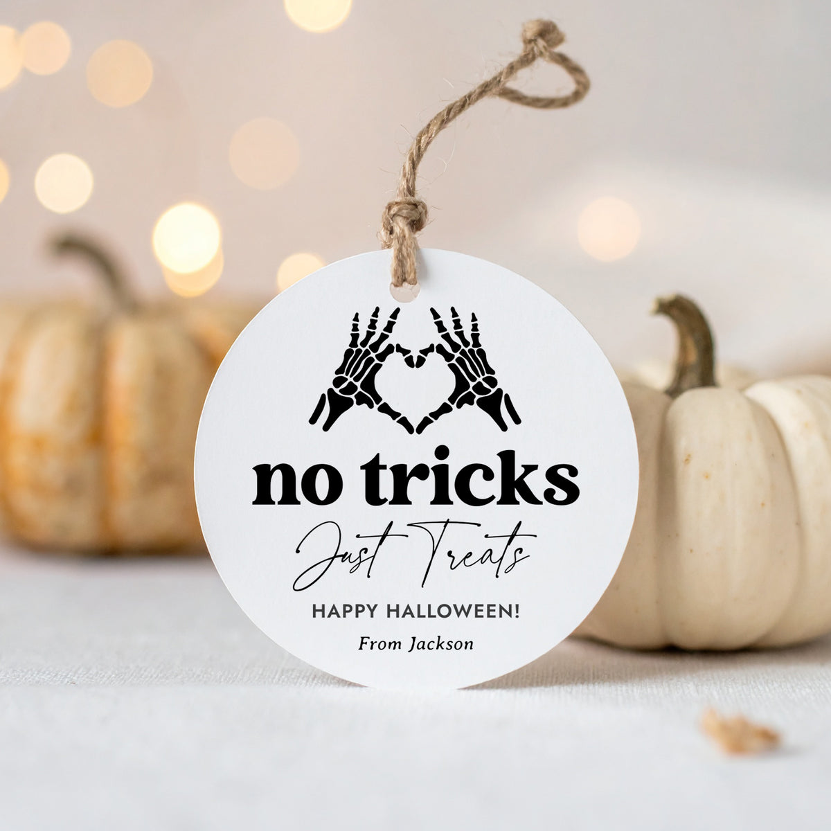 Halloween Tag Template (No Tricks Round)