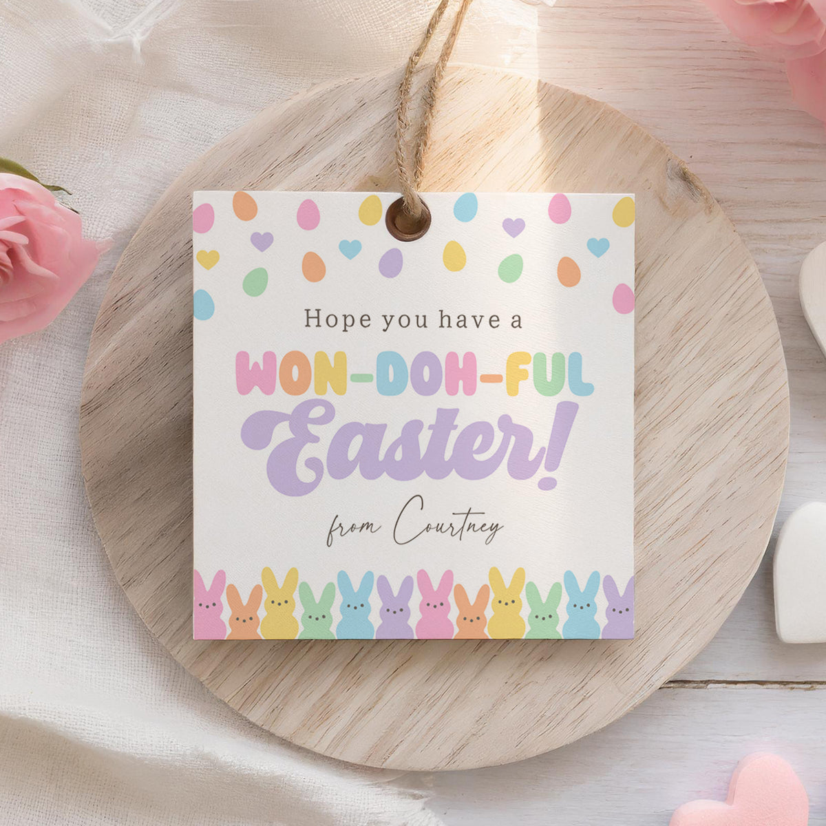 WonDOHful Easter Tag