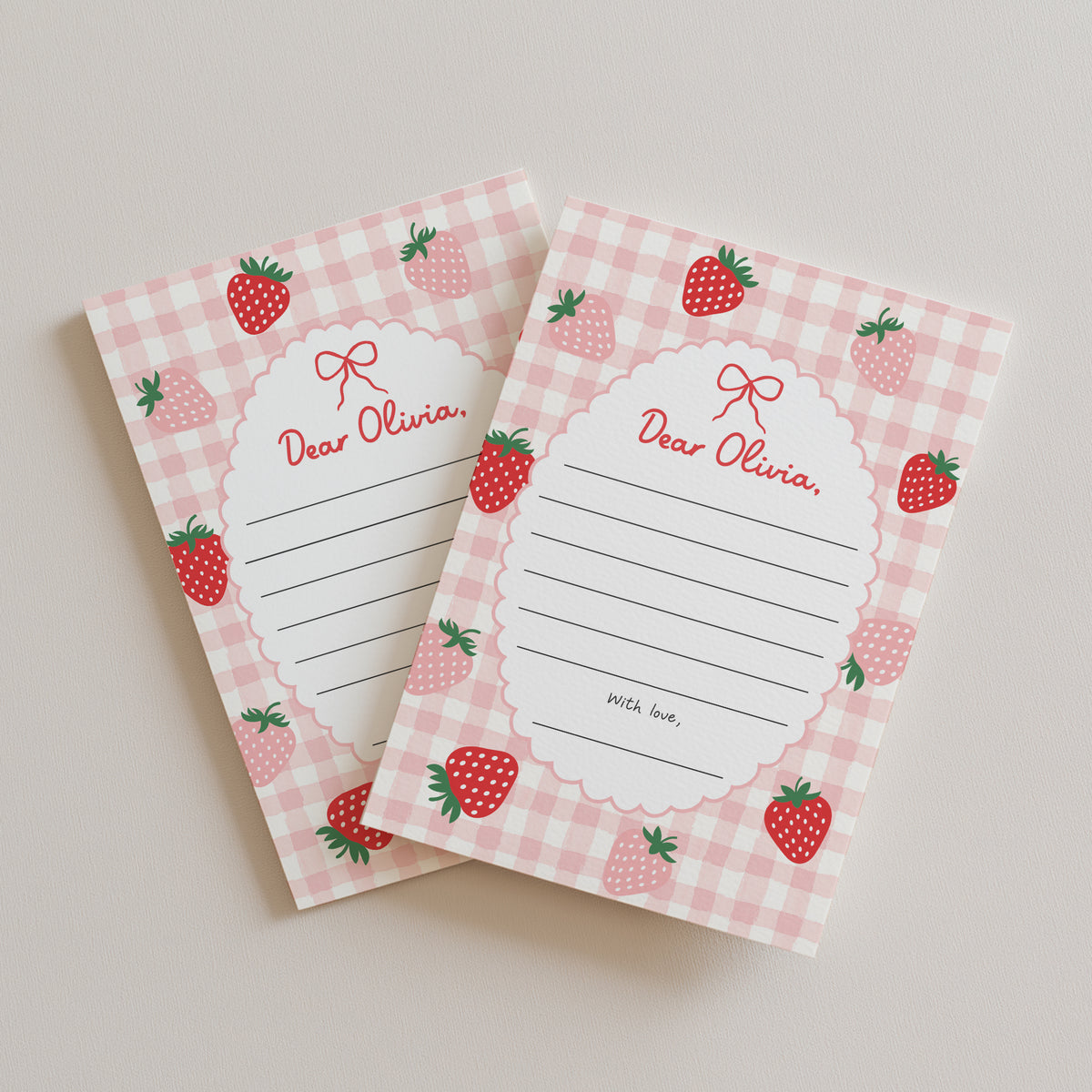 Strawberry First Birthday Time Capsule