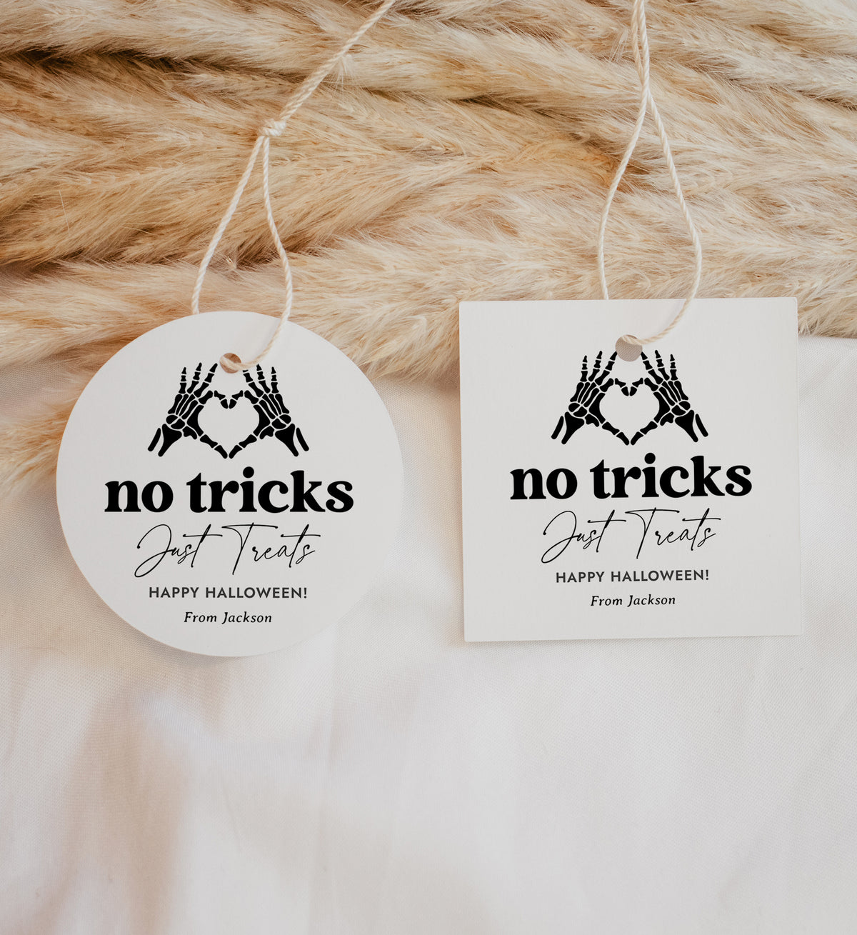 Halloween Tag Template (No Tricks Round)