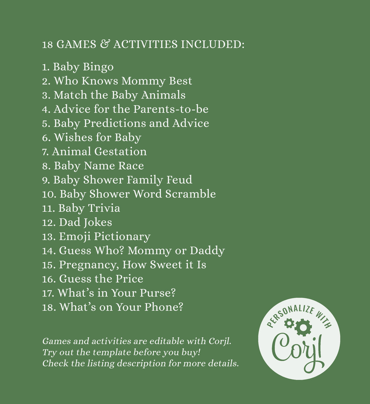 Football Baby Shower Games
