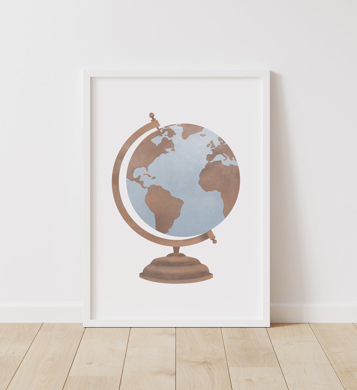 Vintage Globe Print