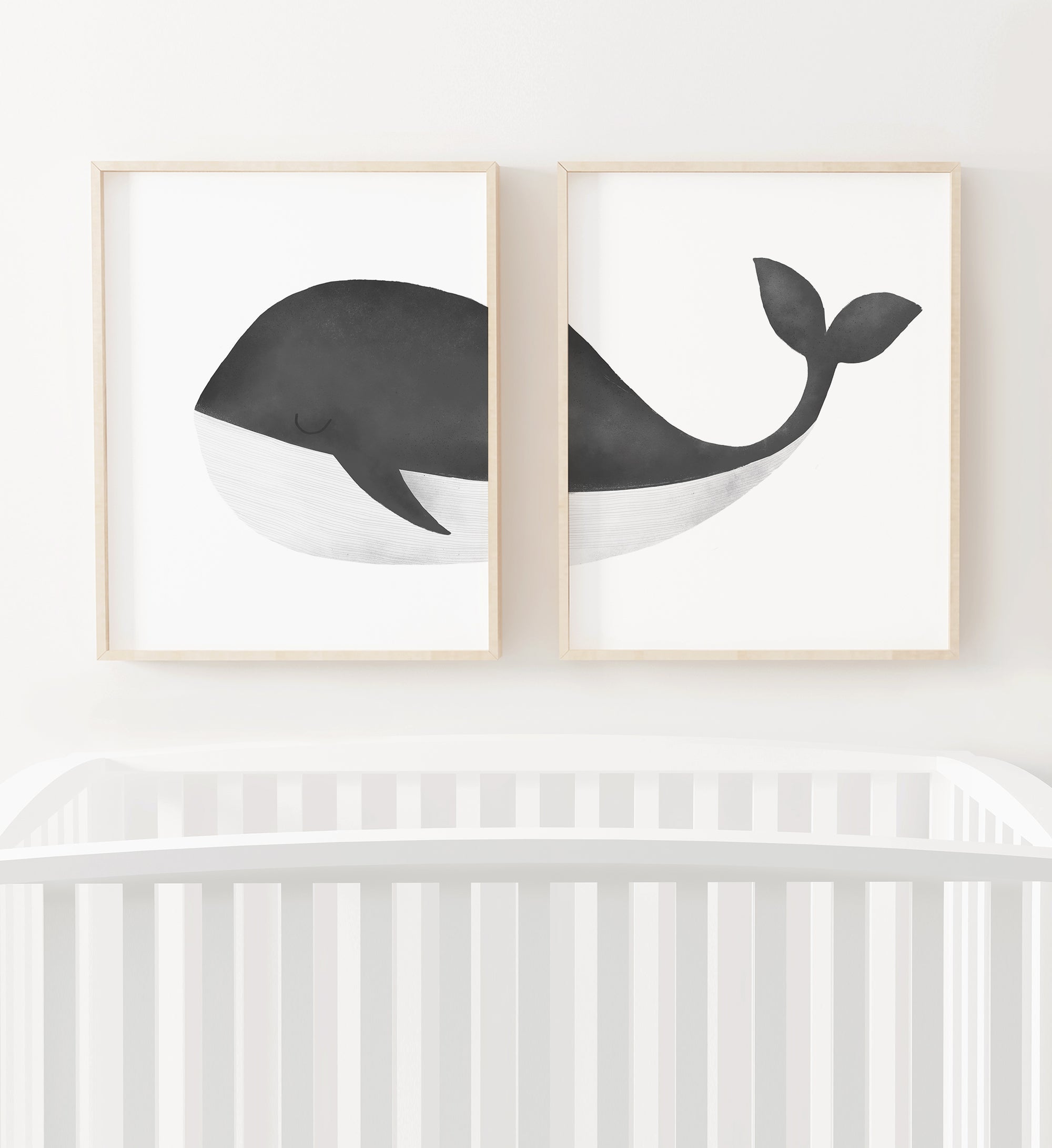 Gray Whale Set of 2 Prints
