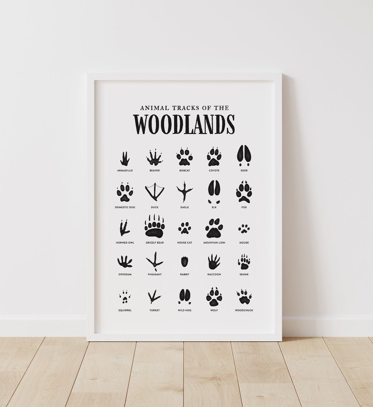 Animal Tracks Print