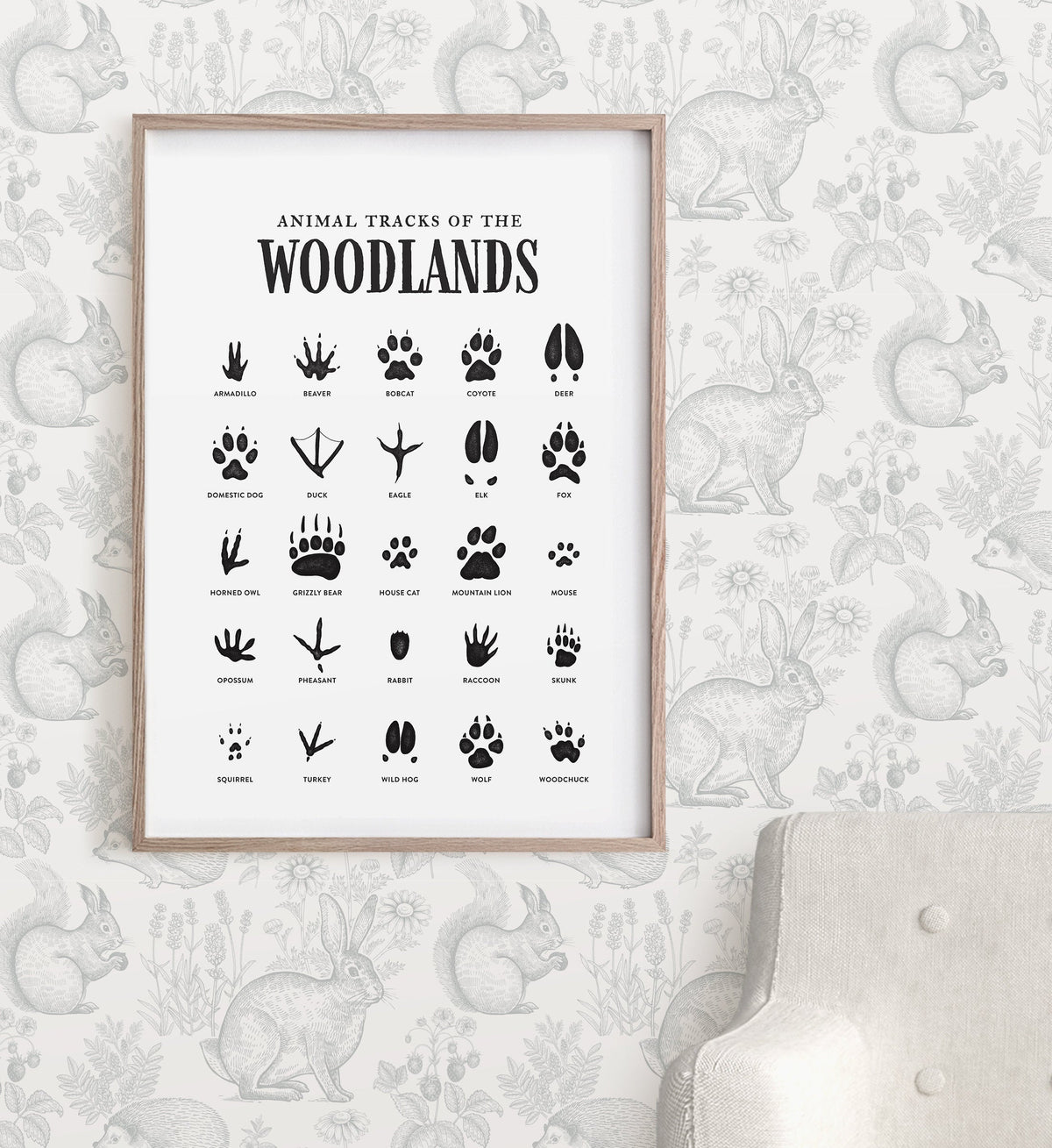Animal Tracks Print