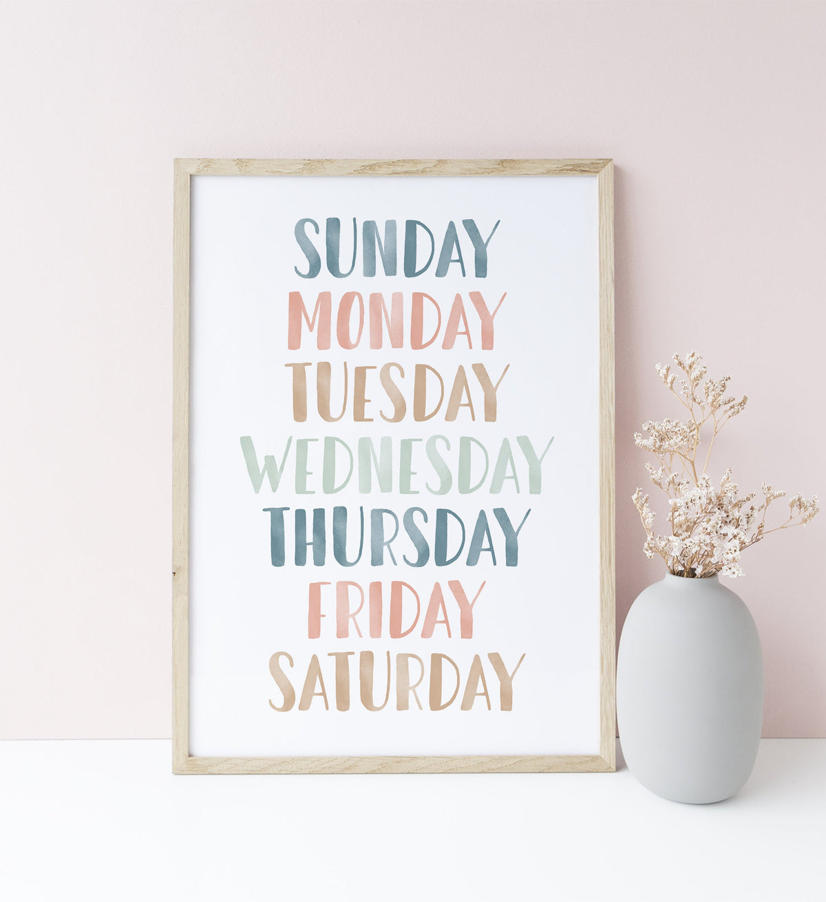 Days of the Week Print - MPCP