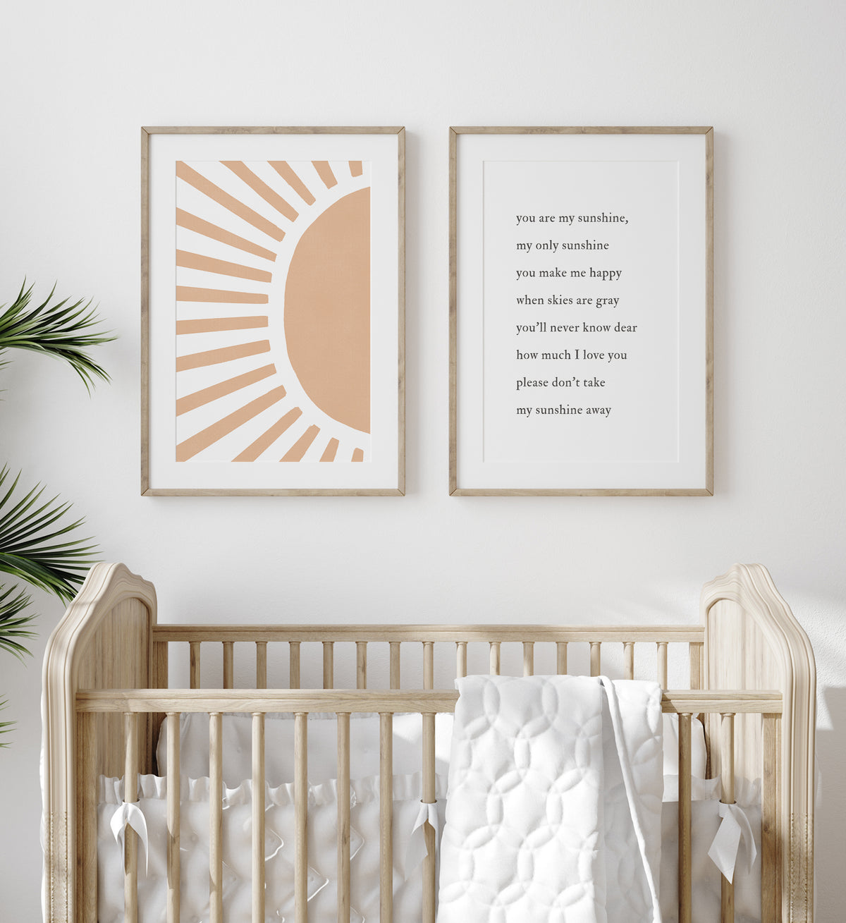 You Are My Sunshine & Boho Sun Set of 2 Prints