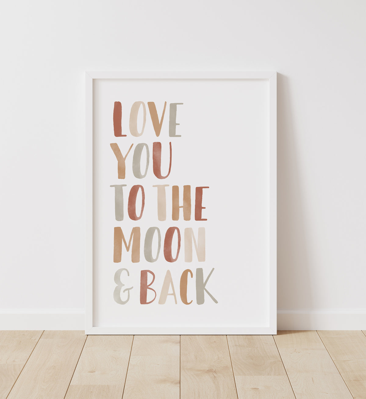 Love You to the Moon and Back, Cloud, and Moon Set of 3 Prints - TCCP