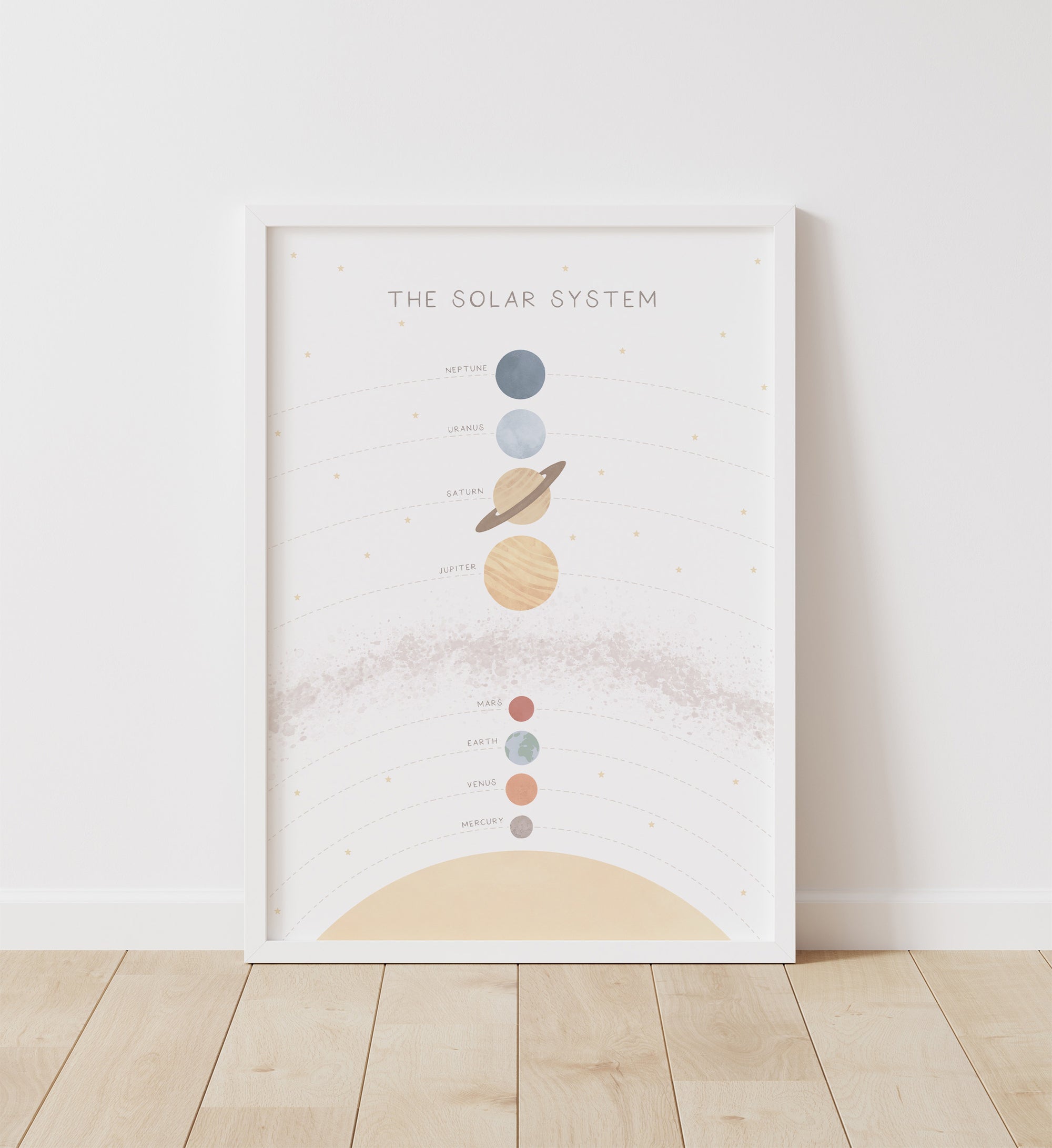 Solar System Print - Light - MRCP