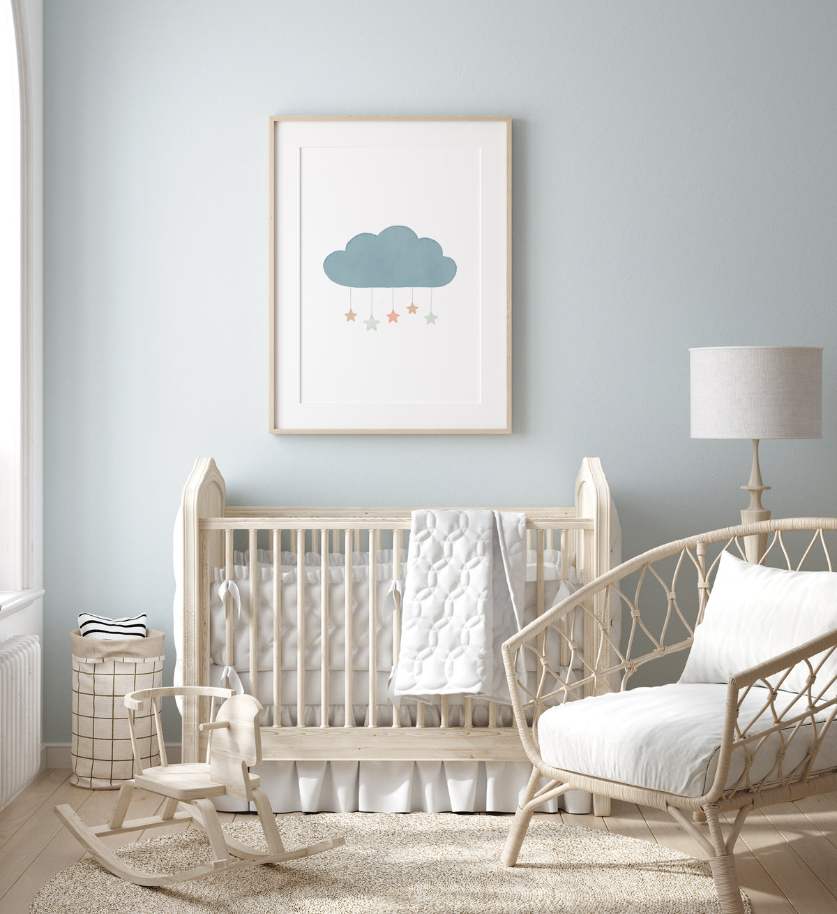 Cloud with Stars Print - MPCP