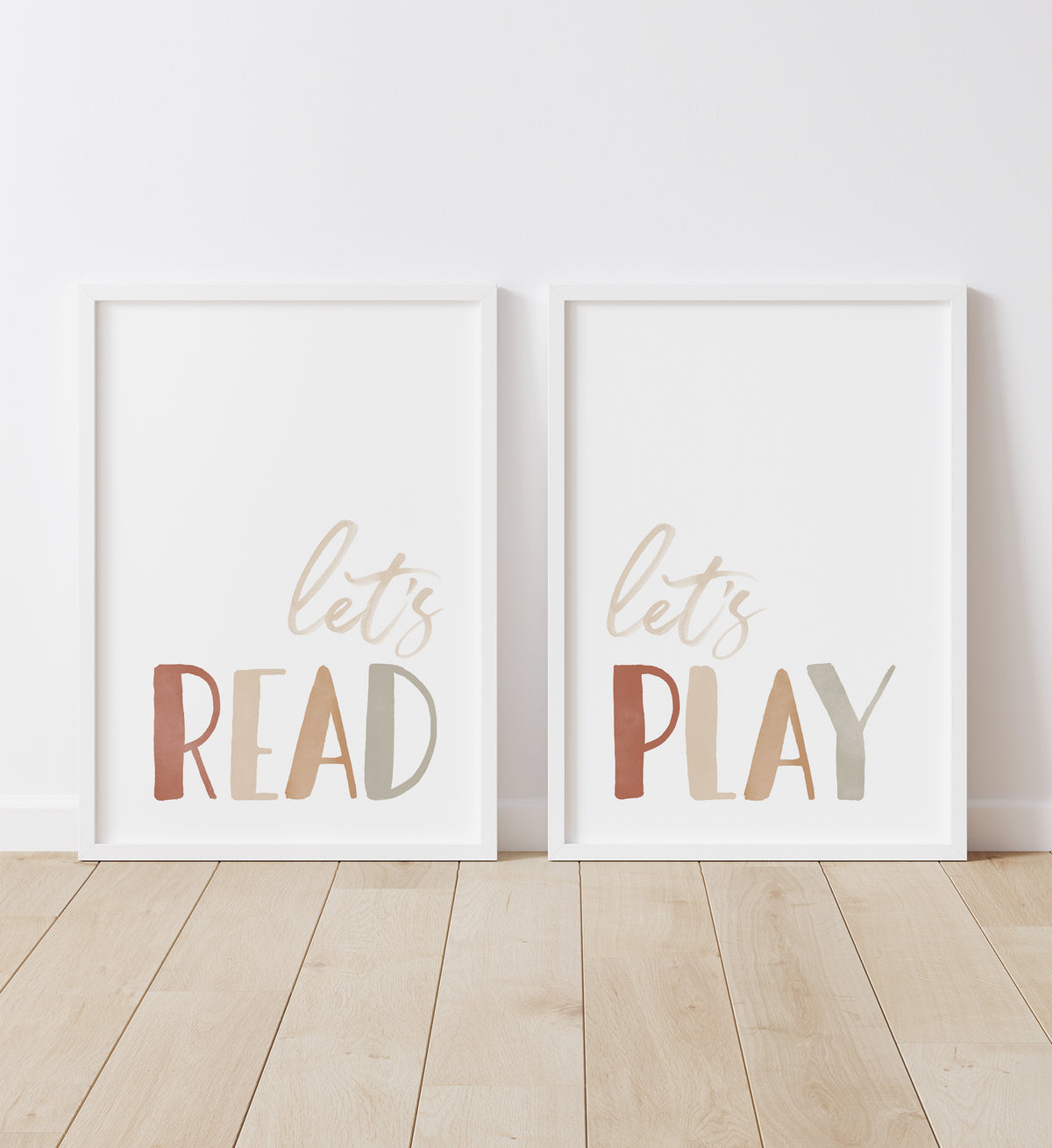 Let's Read, Let's Play Set of 2 Prints - TCCP