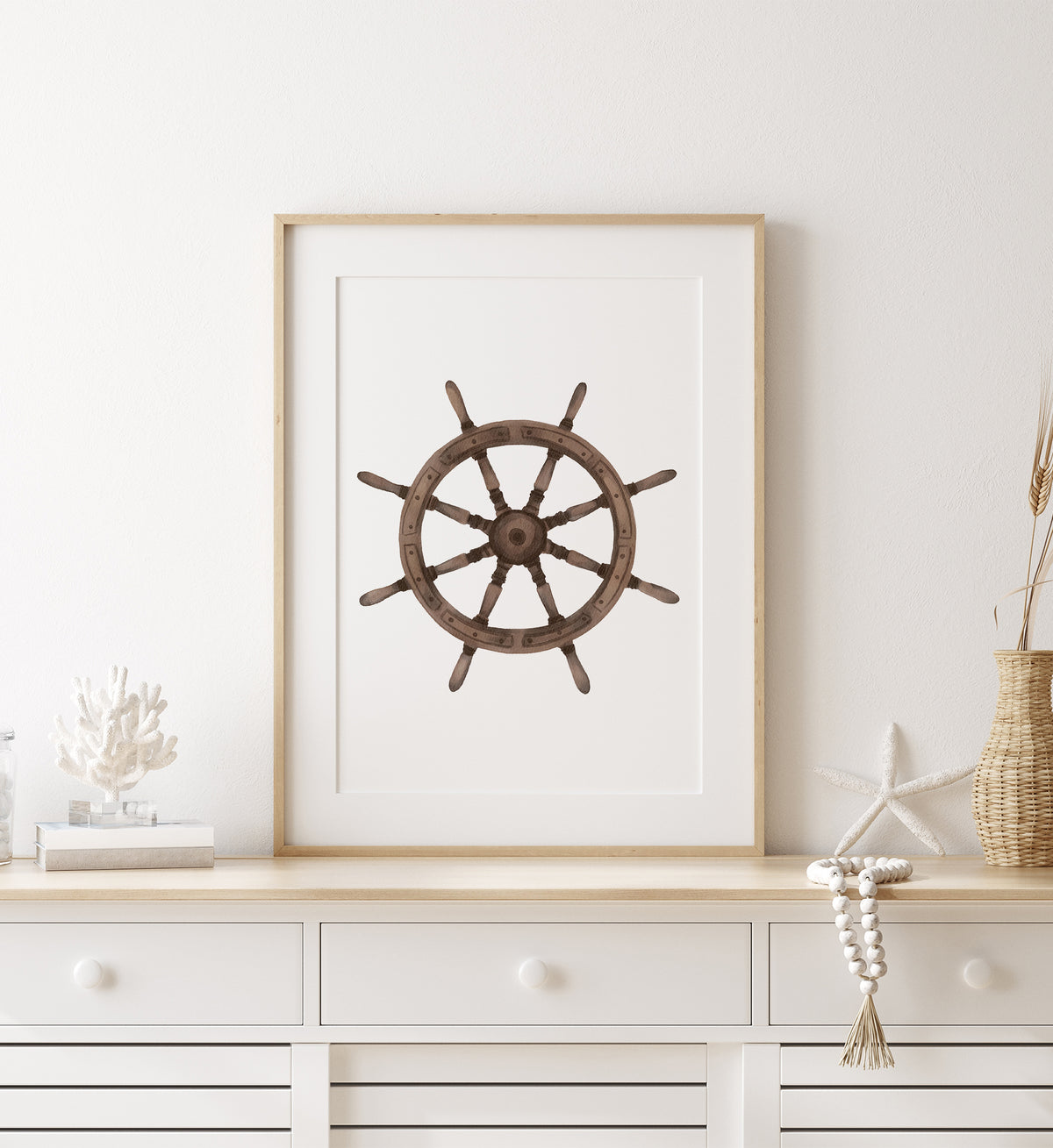 Ship Wheel Print