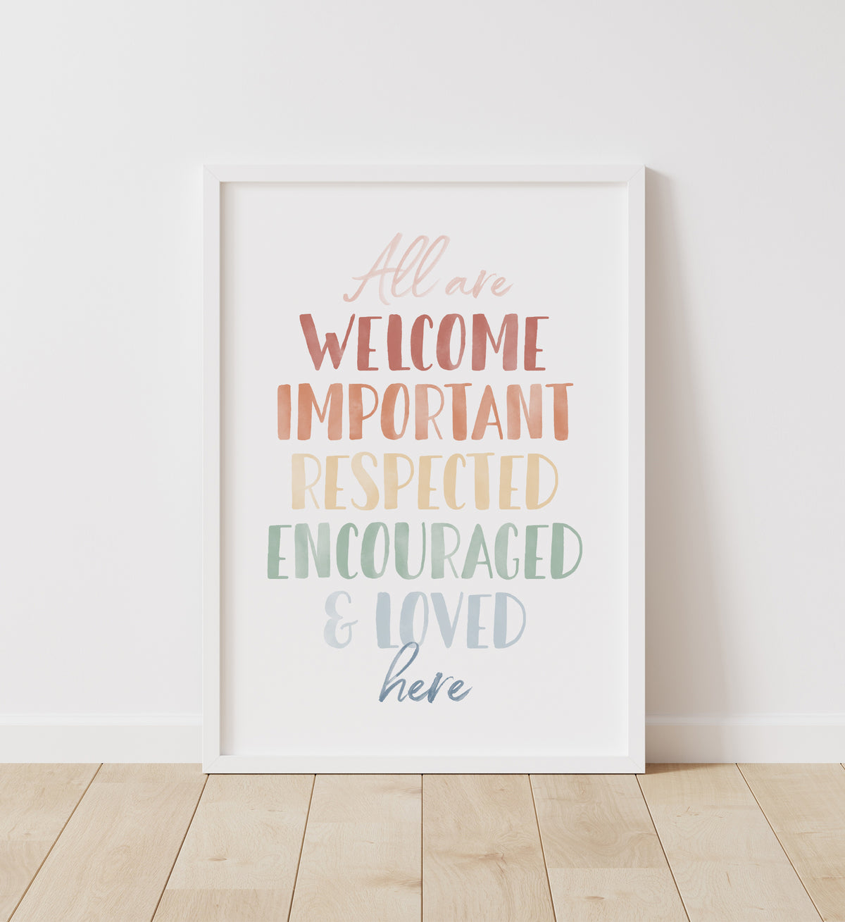 All Are Welcome Print - MRCP
