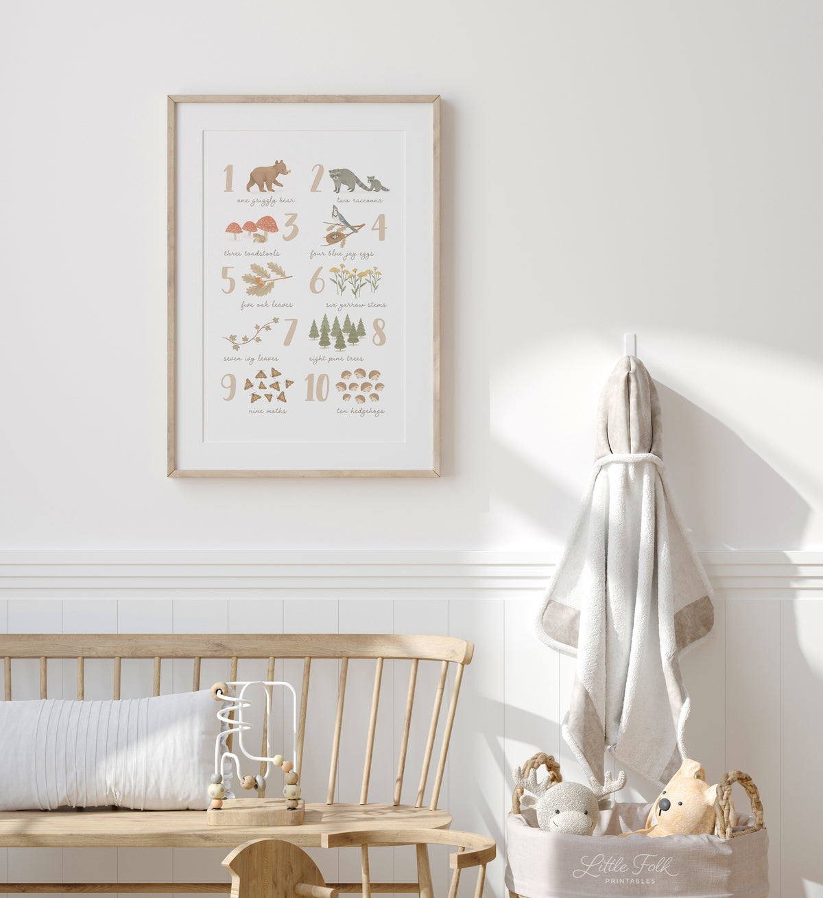 Woodland Counting Print No. 2