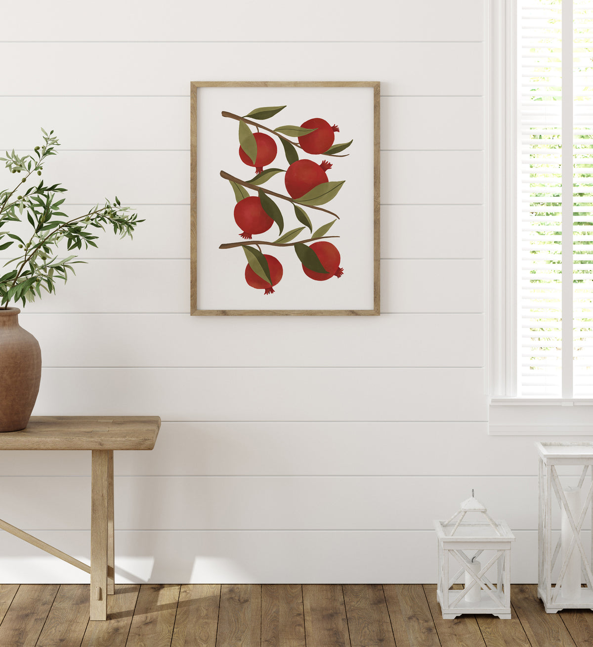 Pomegranates Botanical Print