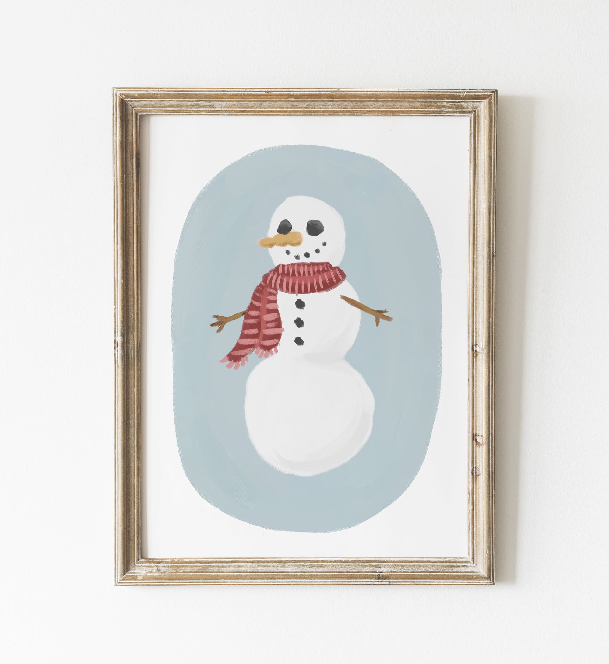 Snowman Print