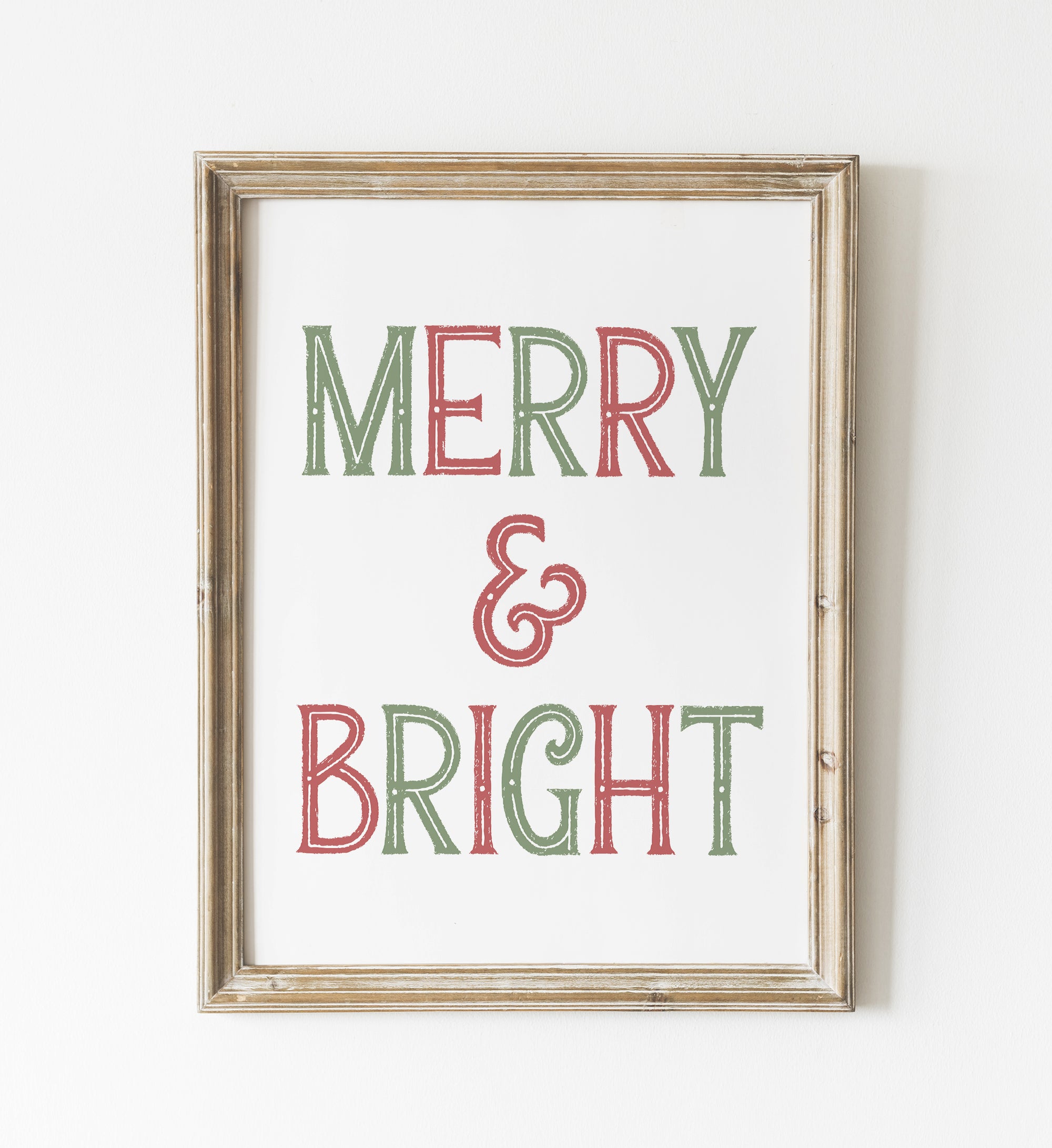 Merry & Bright Print