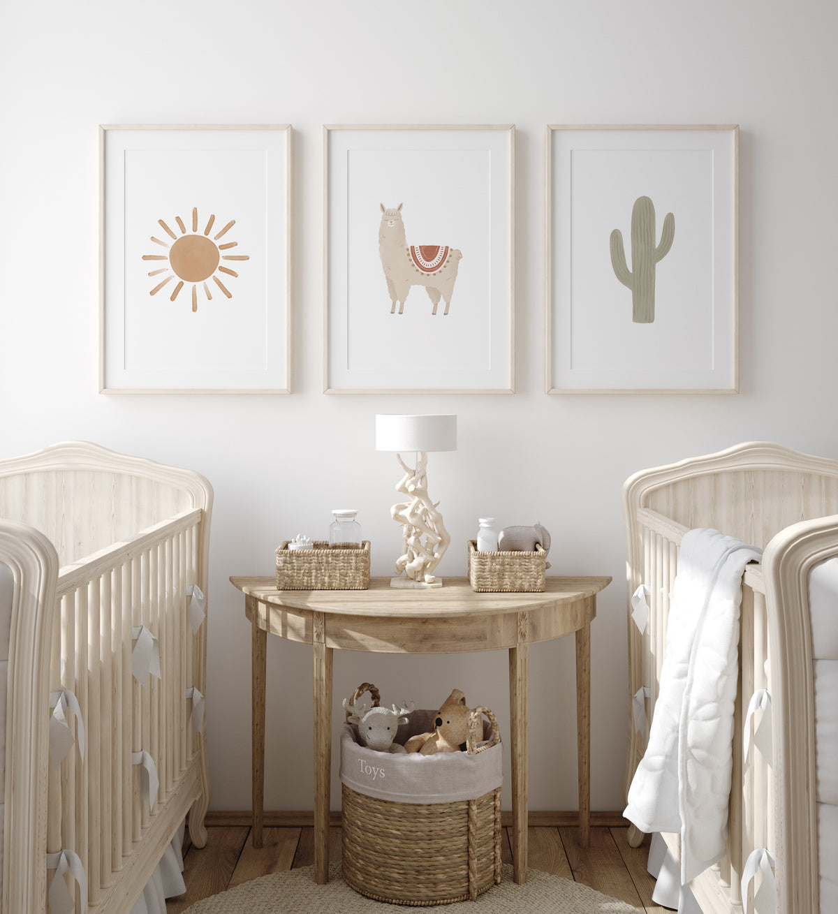 Llama, Cactus, and Sun Set of 3 Prints - TCCP