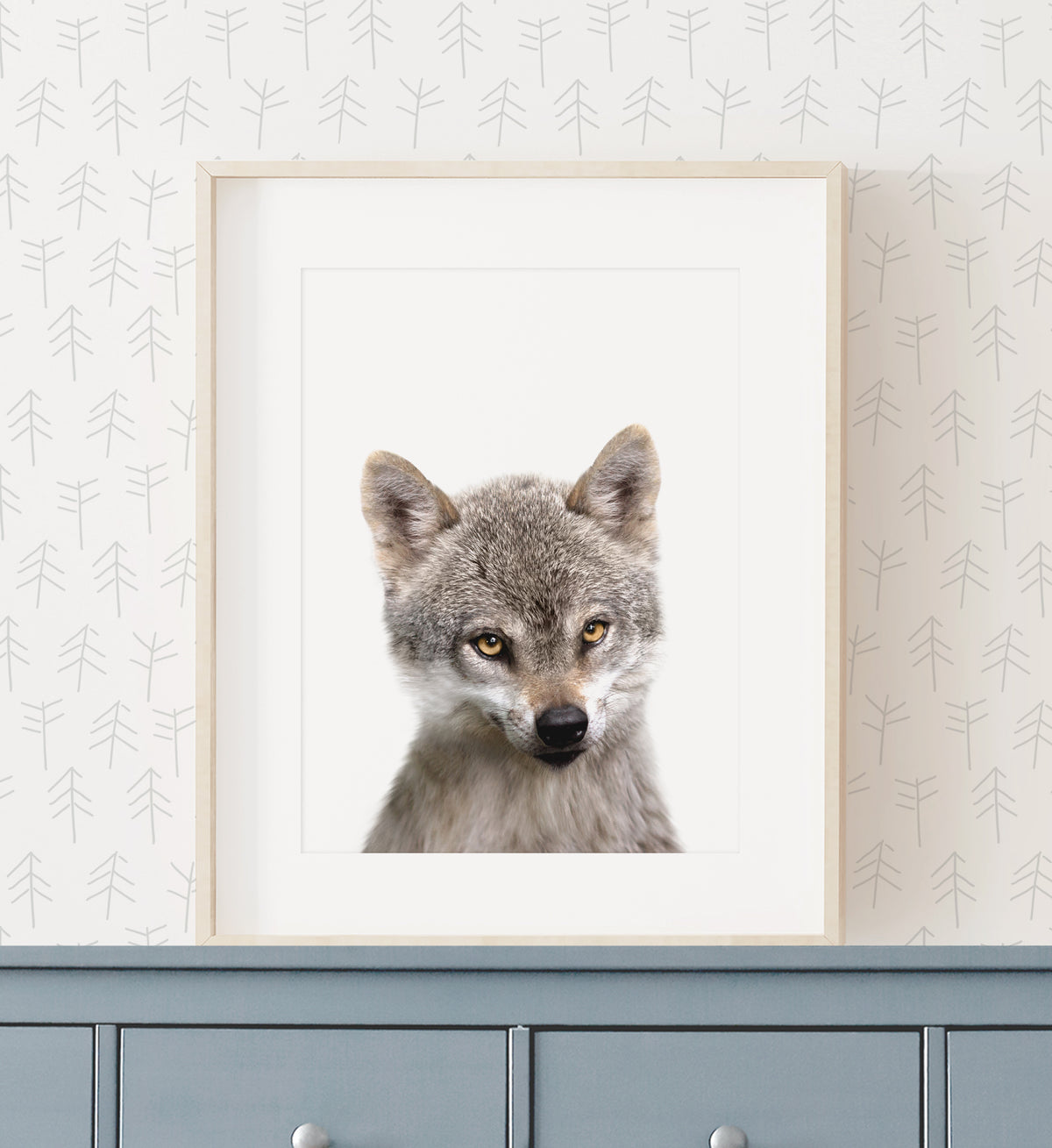 Baby Wolf Print