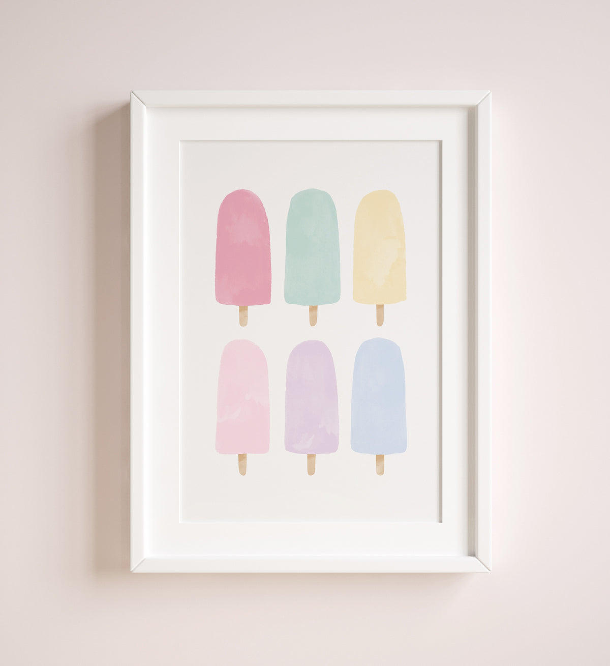Popsicles Print - Pastel
