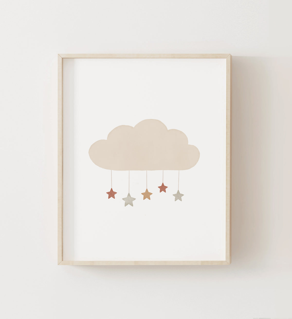 Love You to the Moon and Back, Cloud, and Moon Set of 3 Prints - TCCP