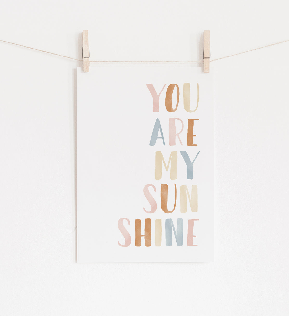 You Are My Sunshine Print - BHCP