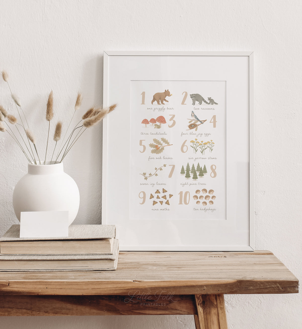 Woodland Counting Print No. 2