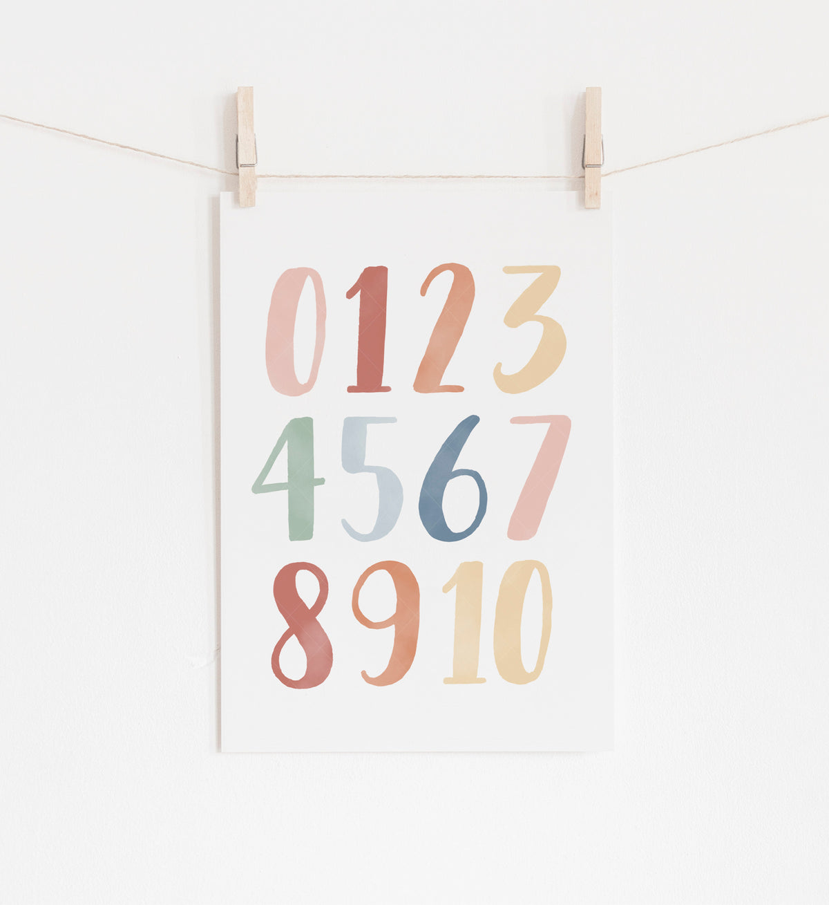 Numbers 0-10 Print - MRCP