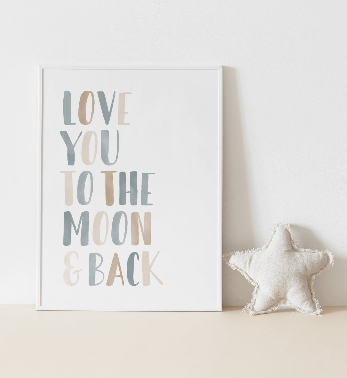 Love You to the Moon and Back Print - BNCP