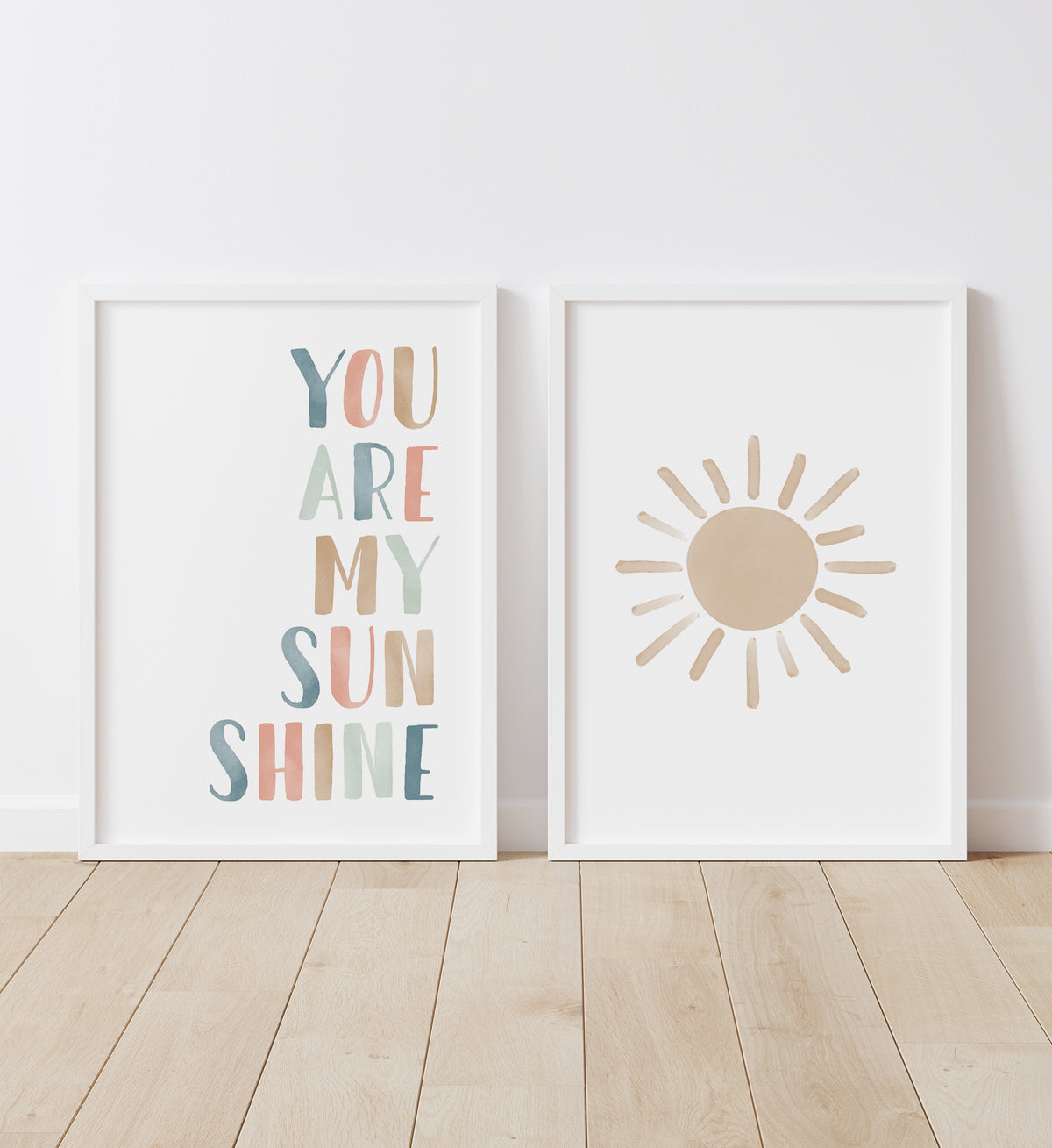 You Are My Sunshine & Sun Set of 2 Prints - MPCP