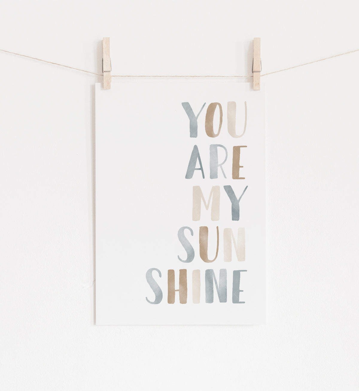 You Are My Sunshine Print - BNCP