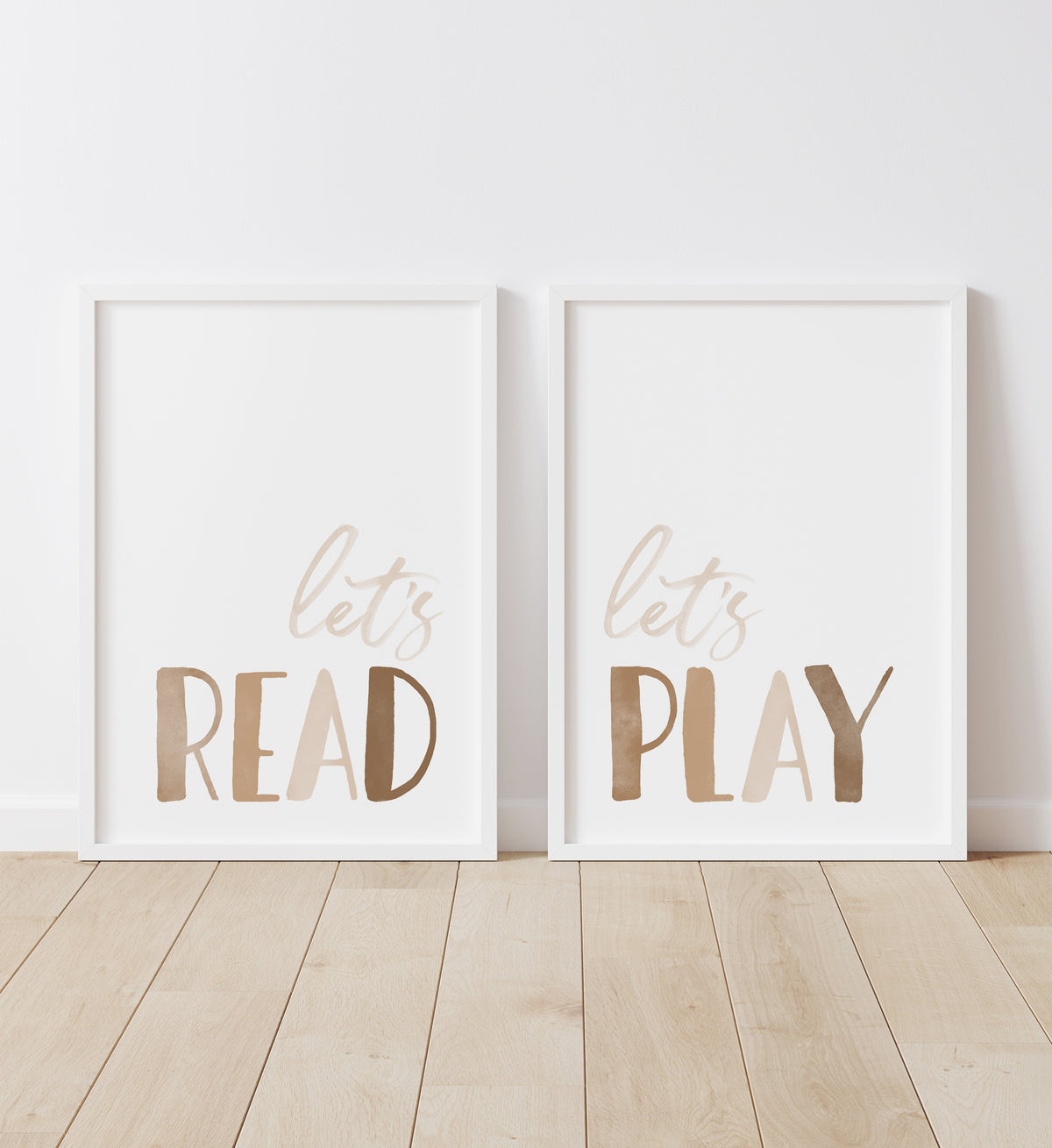 Let's Read, Let's Play Set of 2 Prints - BRCP