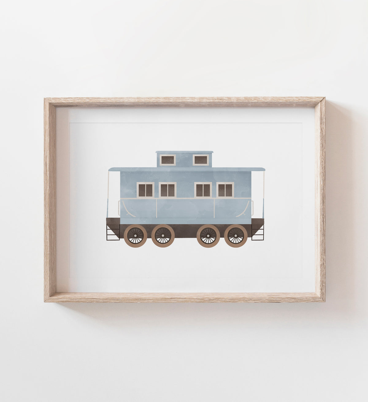 Vintage Caboose Print