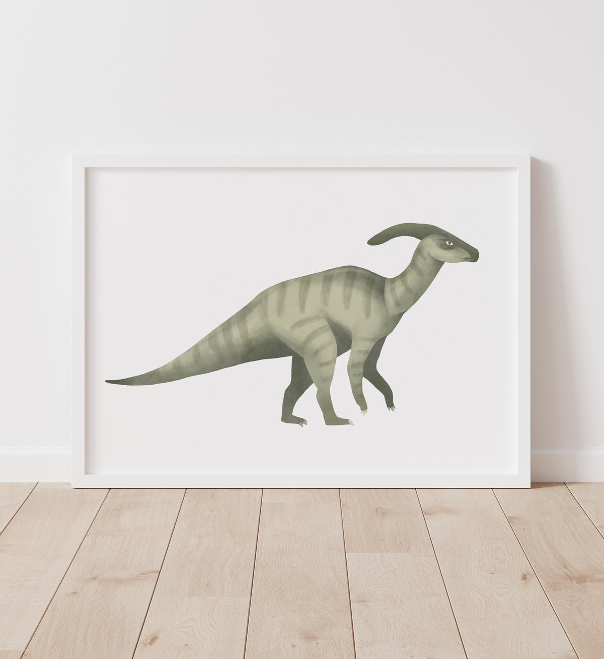 Parasaurolophus Print - Green