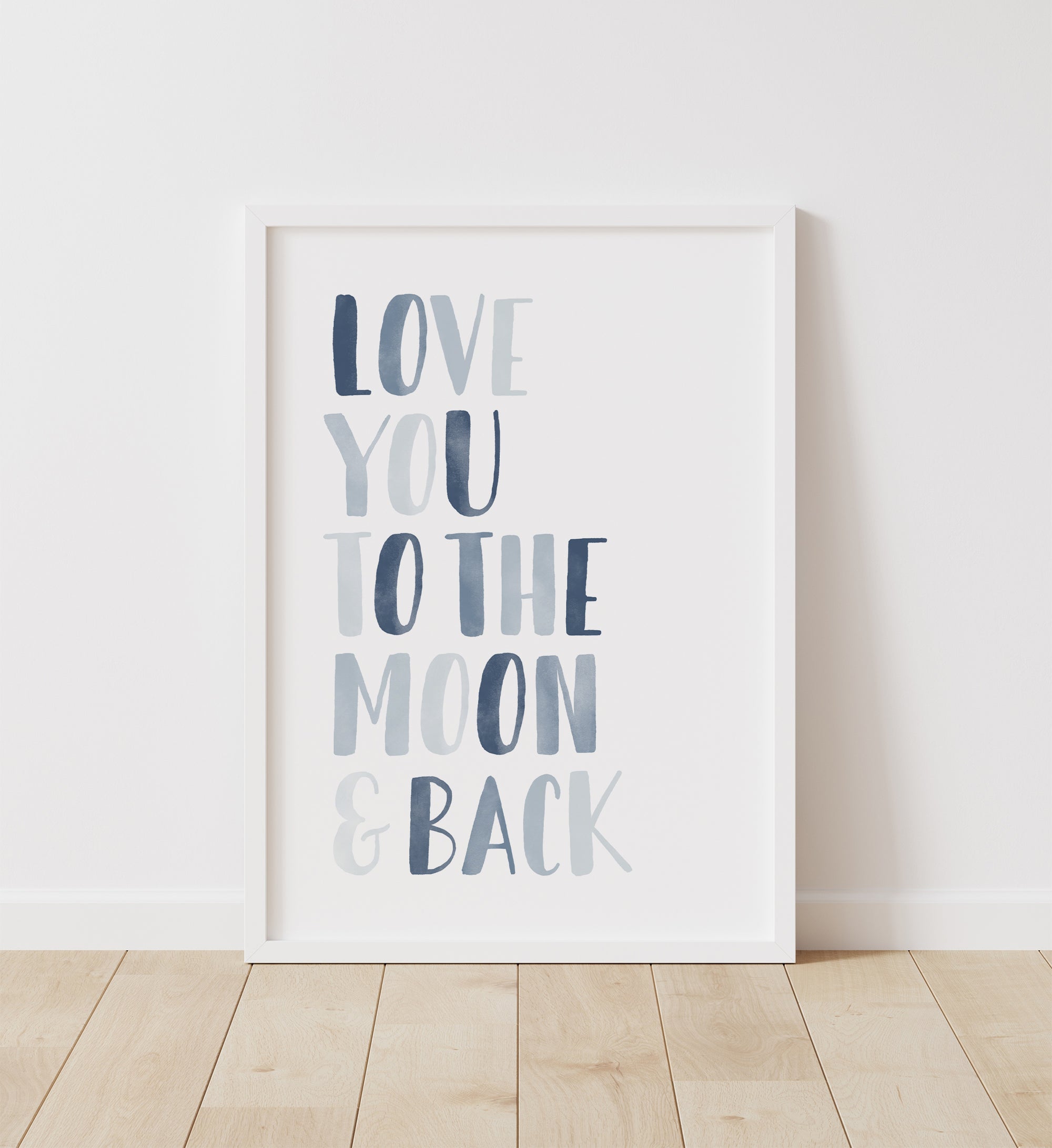 Love You to the Moon and Back Print - NBCP