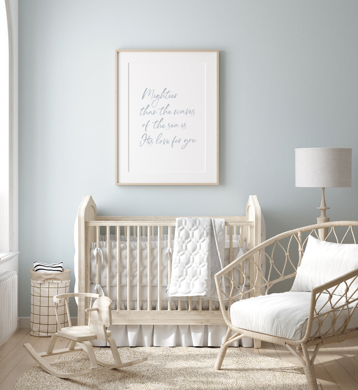 Mightier than the Waves of the Sea Print