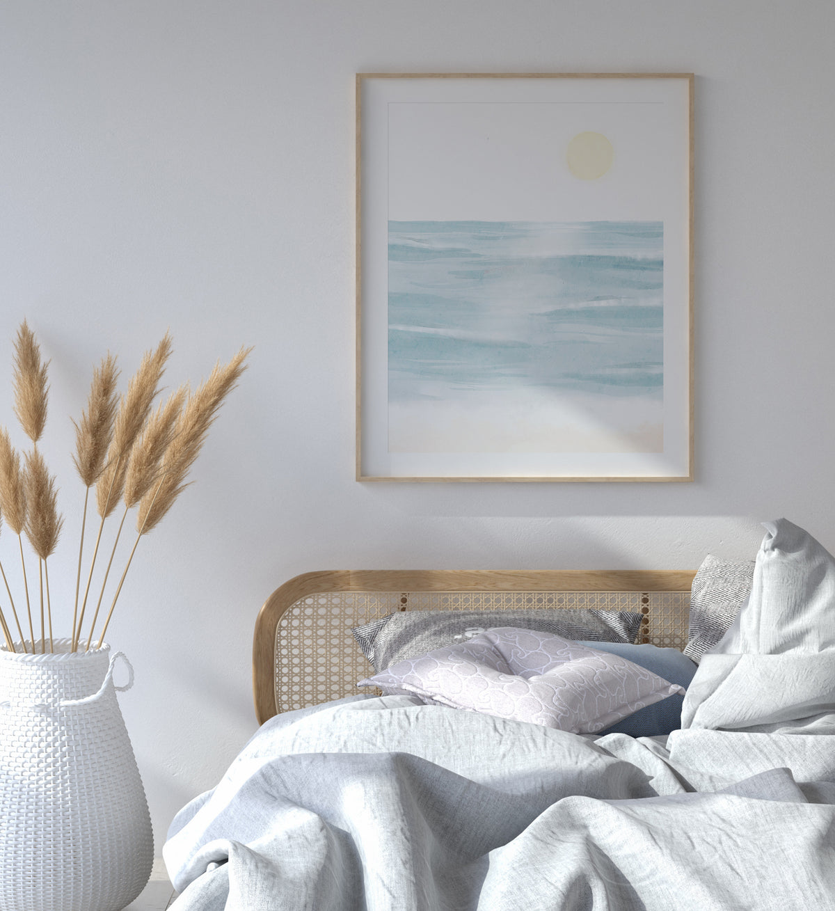 Watercolor Ocean Print