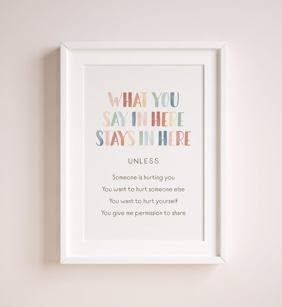 What You Stay in Here Stays in Here Print - MRCP