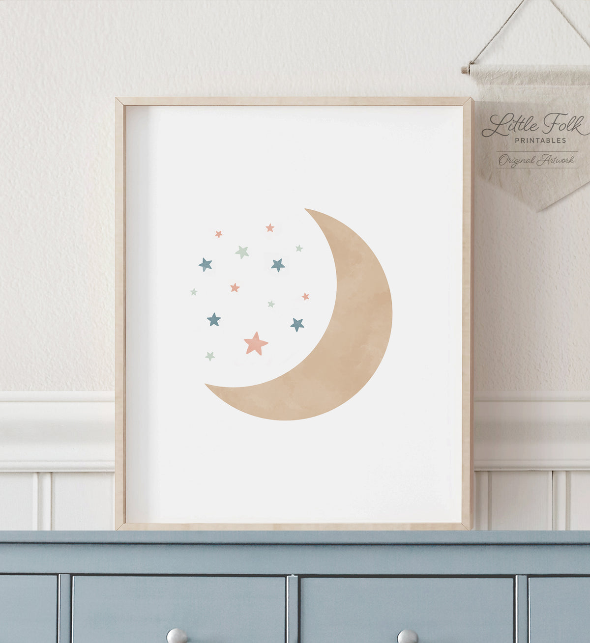 Moon and Stars Print - MPCP