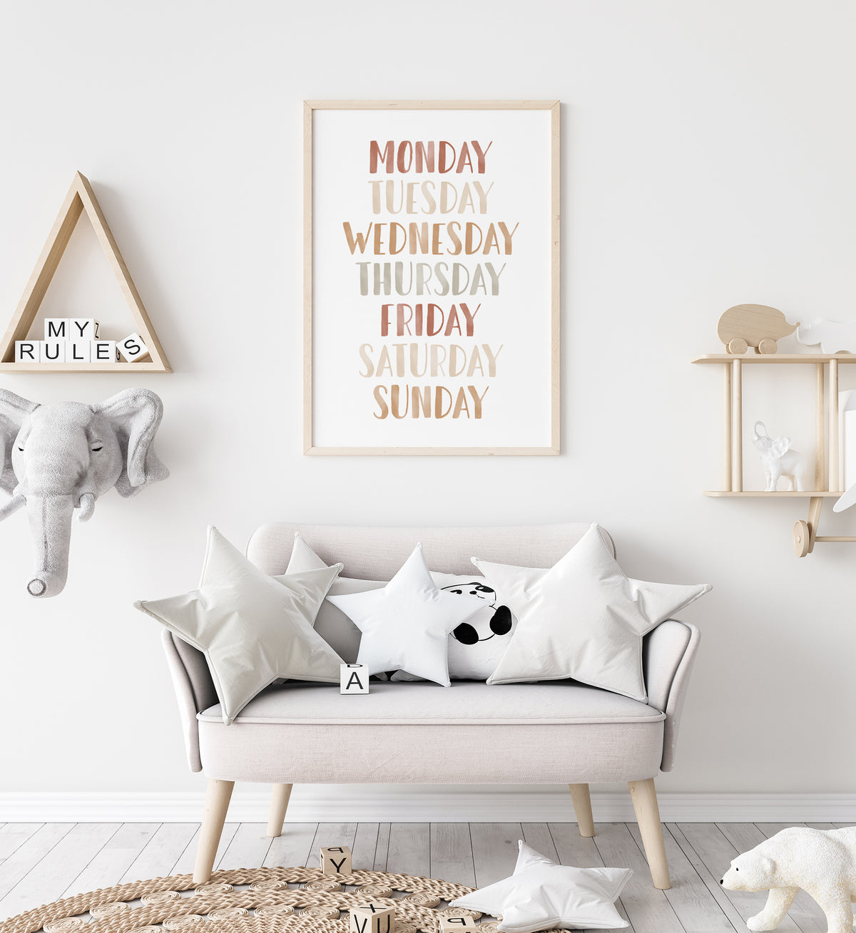 Days of the Week Print - TCCP
