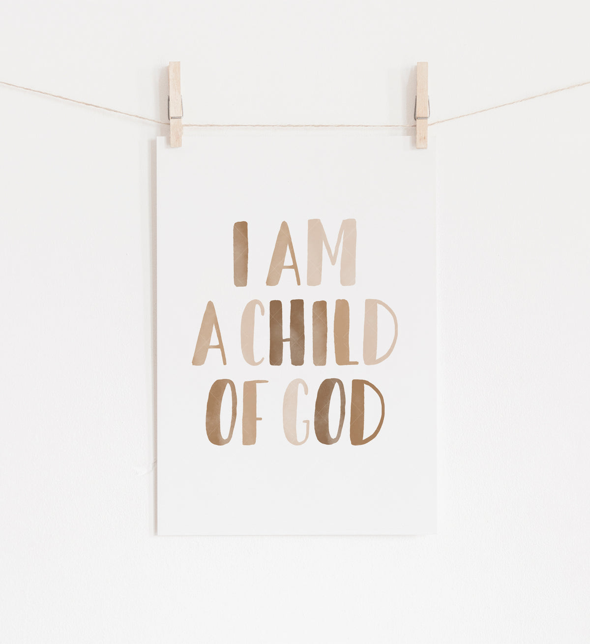I am a Child of God Print - BRCP