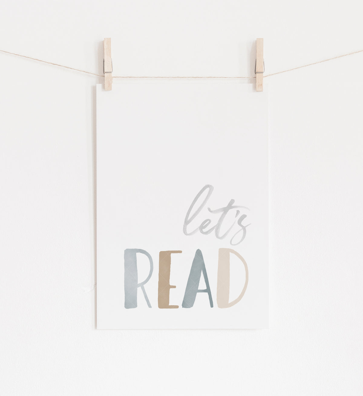 Let's Read, Let's Play Set of 2 Prints - BNCP
