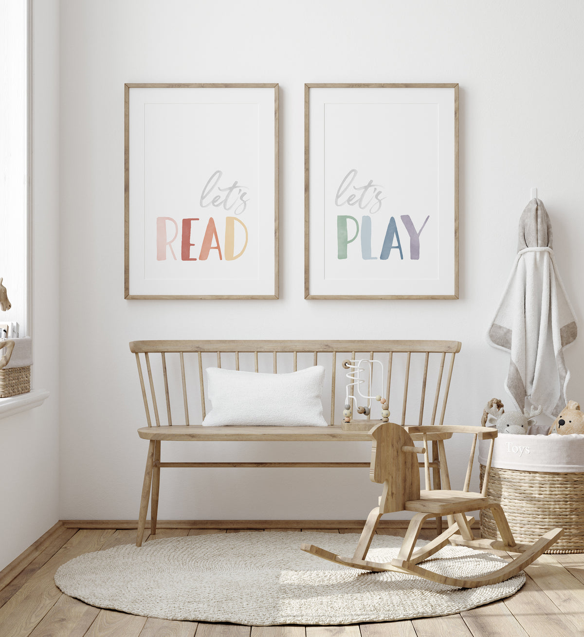 Let's Read, Let's Play Set of 2 Prints - MRCP