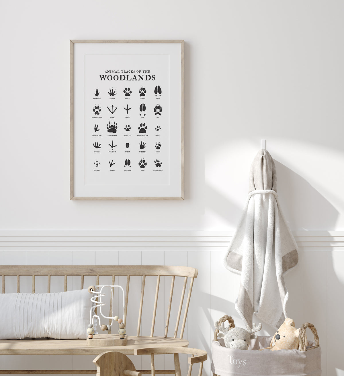Animal Tracks Print No. 2