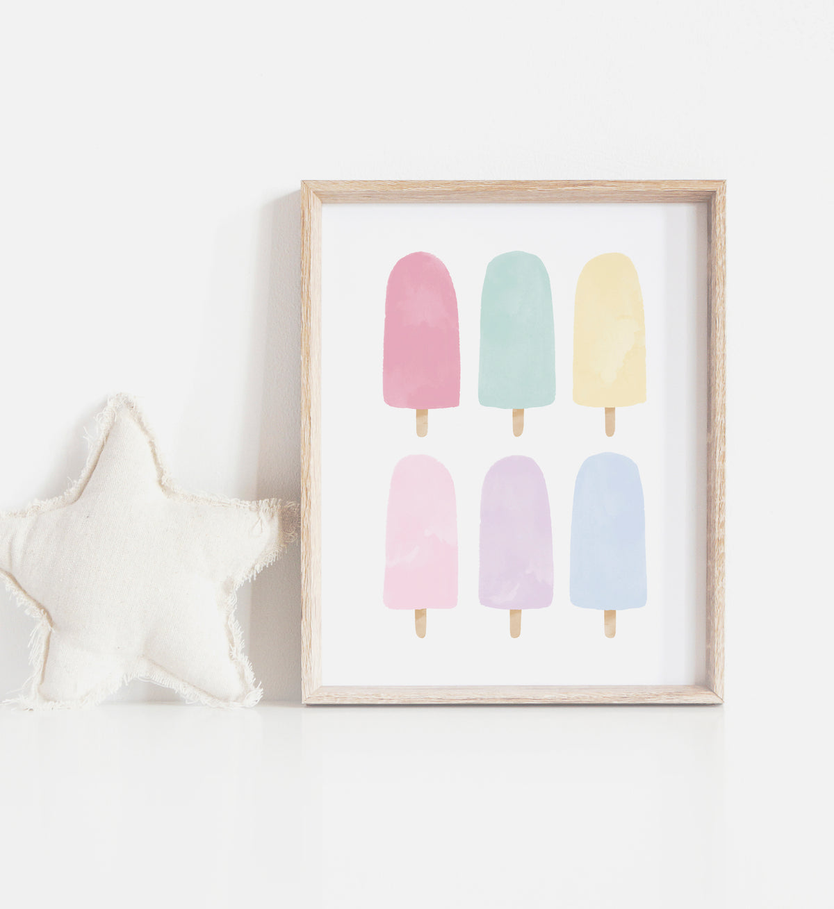 Popsicles Print - Pastel