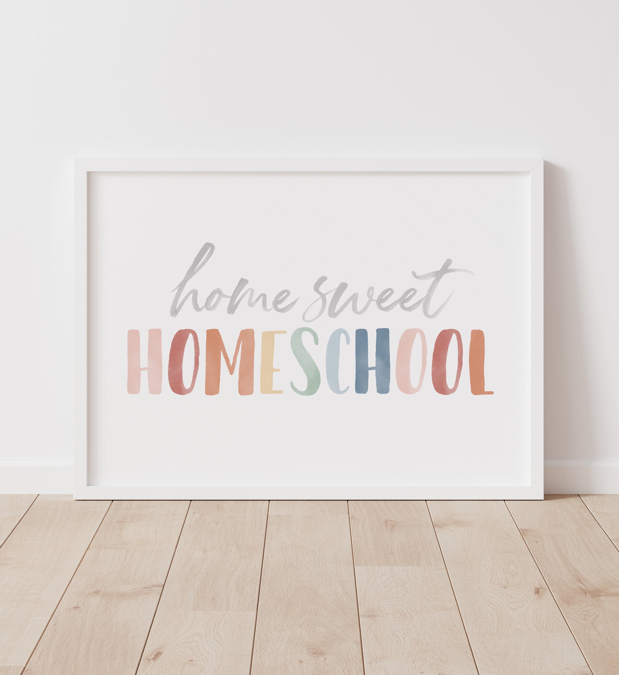 Home Sweet Homeschool Landscape Print - MRCP