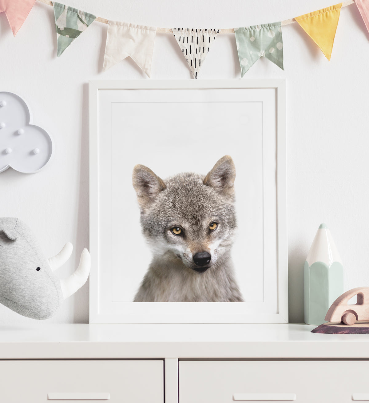 Baby Wolf Print